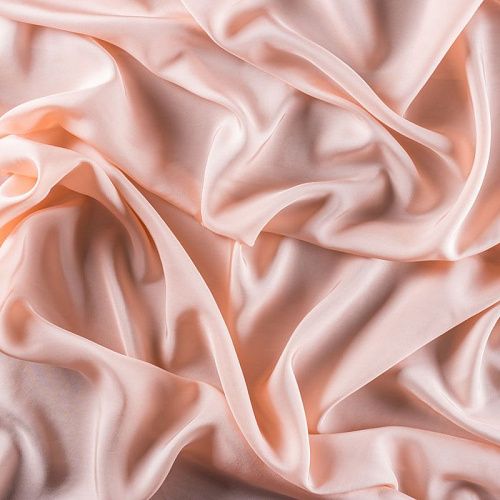Шелк натуральный К15-1234 нежно-розовый однотонный