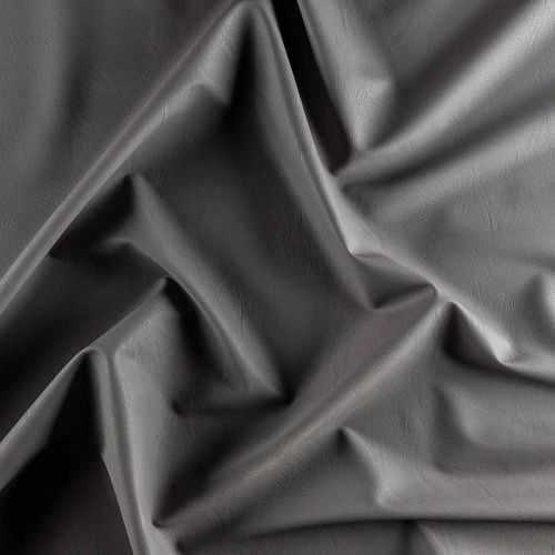 Экокожа К28-502 серый однотонный