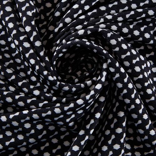 Трикотаж масло 056-12399 черный принтованный