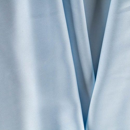 Сатин стрейч Angie К21-127 светло-голубой однотонный