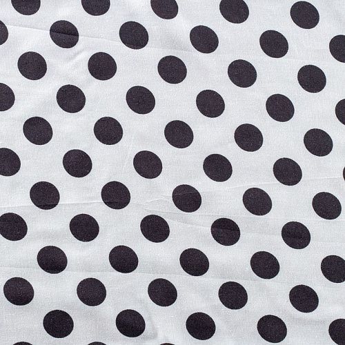 Штапель 069-01419 белый принтованный