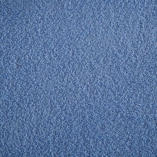 Полотно махровое 007-18360 голубой однотонный