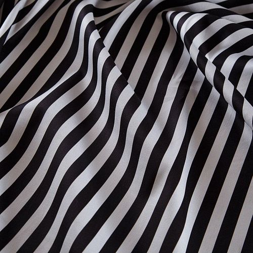 Сатин-коттон стрейч 063-17796 белый принтованный