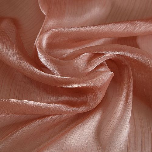 Органза 039-18836 медный однотонный