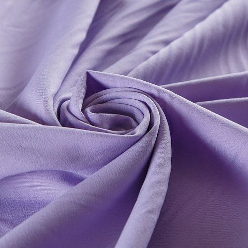 Ткань костюмная стрейч 025-13879 лавандовый однотонный