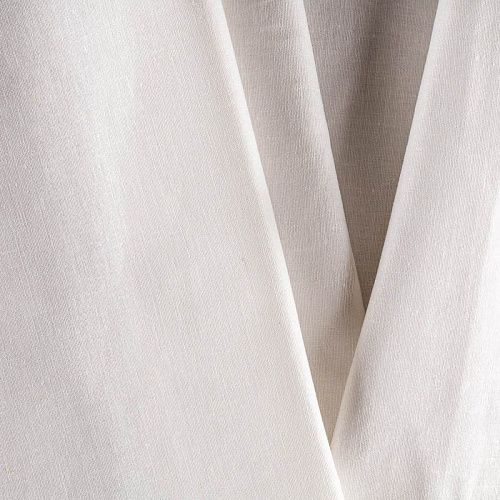 Лен натуральный К07-035 белый однотонный