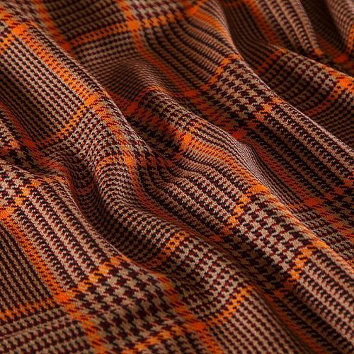 Твид Balenciaga 052-19163 бежево-коричневый