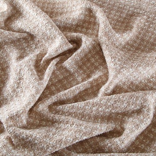 Твид шанель 052-15481 молочно-бежевый