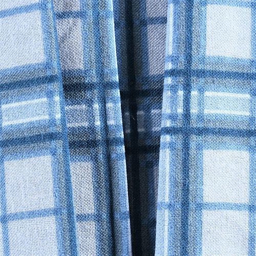 Фланель 060-11030 разбеленный голубой принтованный