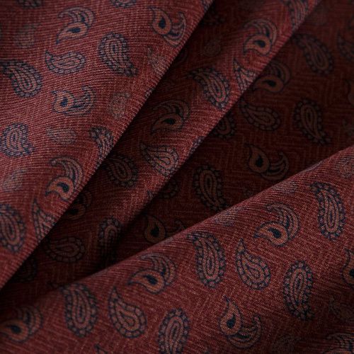 Шерсть плательная Etro 066-19090 винный принтованный