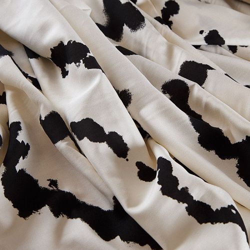 Штапель 069-17537 молочный принтованный