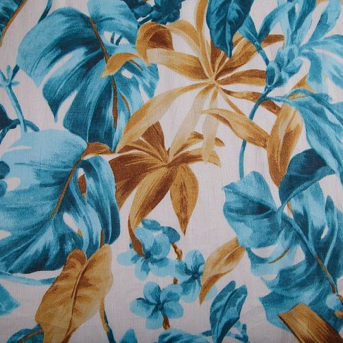 Батист Zimmermann 003-16286 бело-голубой принтованный