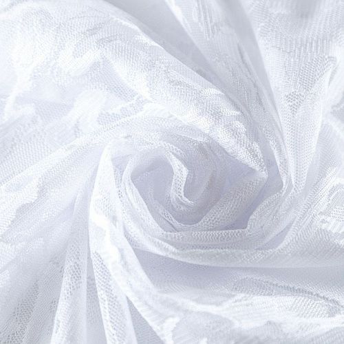 Тюль жаккардовый h-290 см 02-01-04704 белый