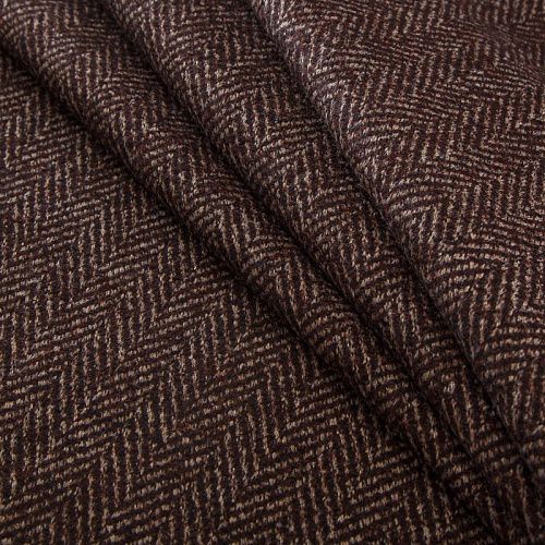 Ткань пальтовая Versace 040-16114 бежево-коричневый