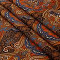 Шерсть плательная Etro 066-19123 корица принтованный