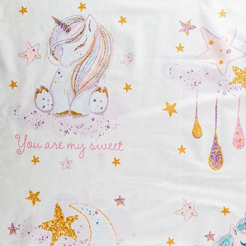 Перкаль 007-03508 белый принтованный