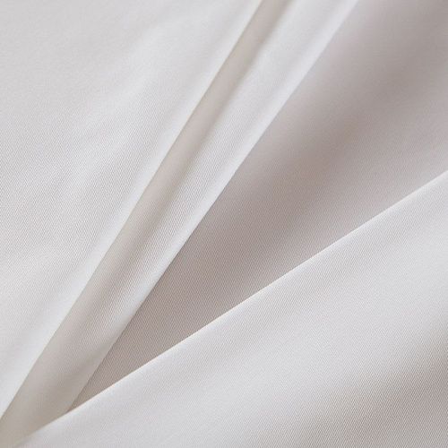 Ткань плащевая стрейч 042-17690 белый однотонный