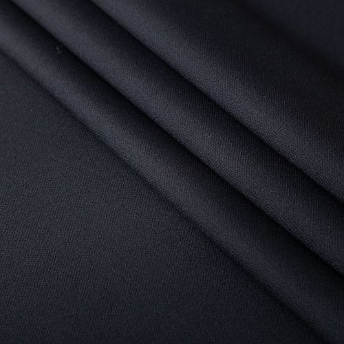 Креп двойной стрейч 026-19810 черный