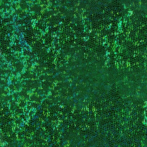 Трикотаж лазер К33-609 зеленый однотонный