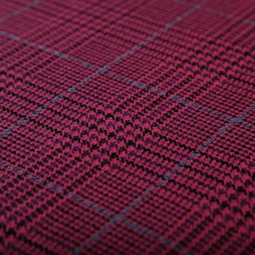 Ткань костюмная 025-14715 фуксия принтованный