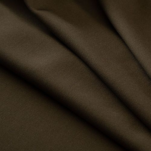 Ткань костюмная 025-19254 коричневый хаки однотонный