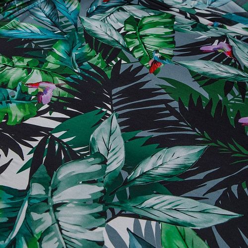 Трикотаж 056-16834 зеленый принтованный