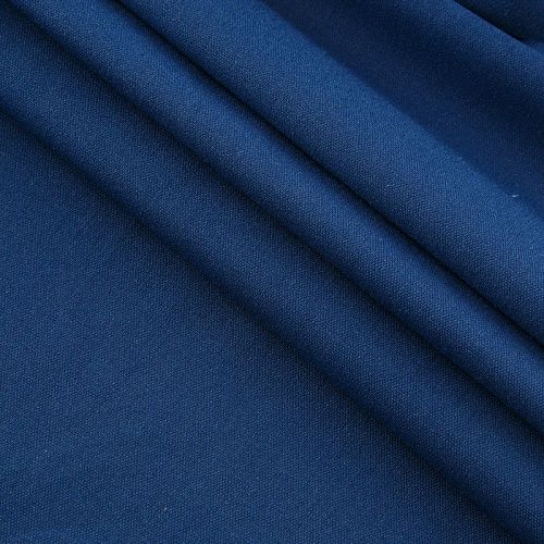 Лен-вискоза 035-13102 синий джинс однотонный