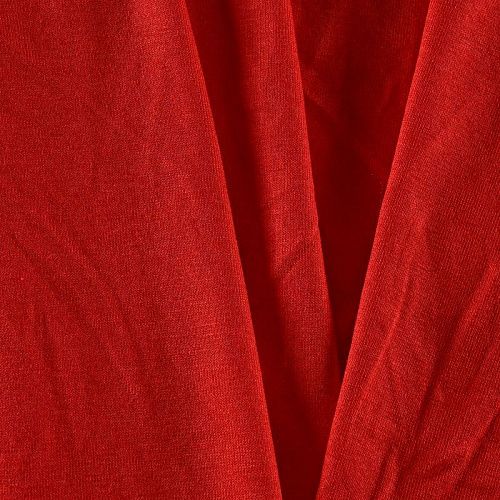Трикотаж 056-11919 красный однотонный