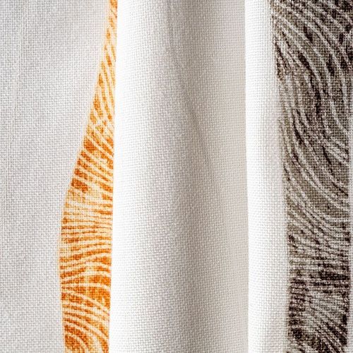 Ткань портьерная H-280 см Т257-02-33 белый принтованный