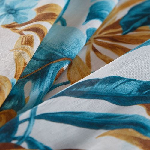 Батист Zimmermann 003-16286 бело-голубой принтованный