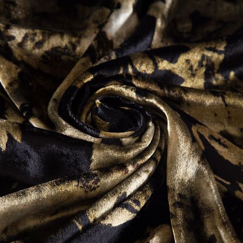 Бархат Armani 002-19283 черный/золото