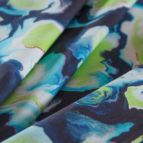 Поплин 063-16215 черный принтованный