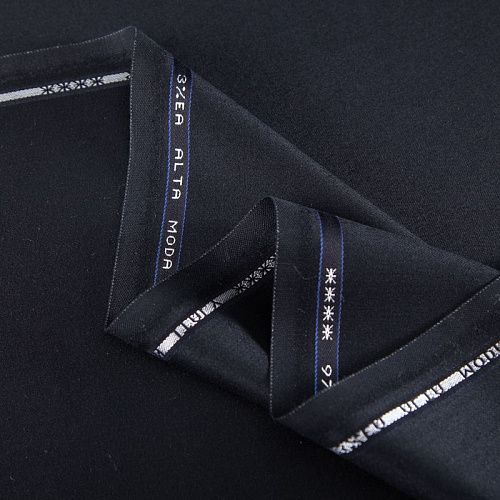 Шерсть костюмная стрейч Alta Moda 025-20304 черный однотонный