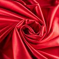 Сатин стрейч К33-807 красный однотонный
