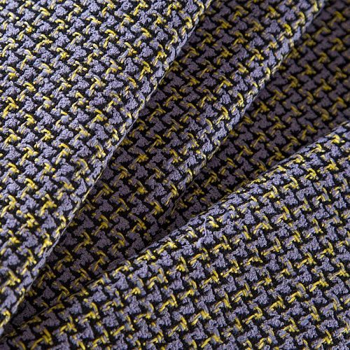 Твид дублированный Versace 052-19241 лавандовый мультиколор