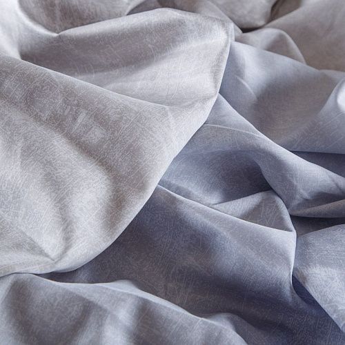 Сатин ш. 220 см 007-13370 бежево-голубой принтованный