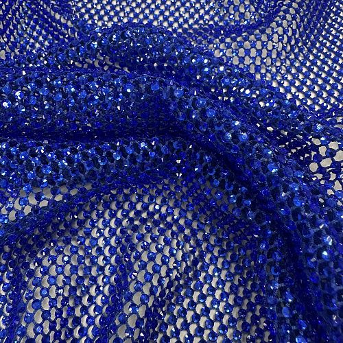 Сетка со стразами Swarovski 050-20872 сапфир