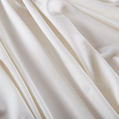 Трикотаж 056-16703 молочный однотонный