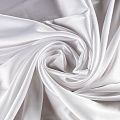 Шелк синтетический К33-773 белый однотонный