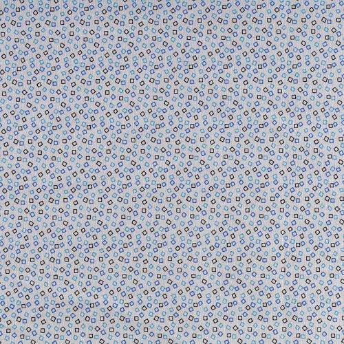 Хлопок К21-703 белый принтованный