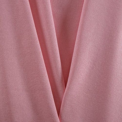 Трикотаж 056-14641 розовый однотонный