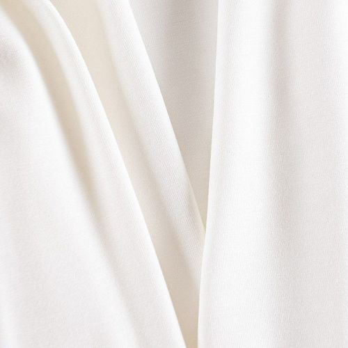 Трикотаж 056-12165 молочный однотонный