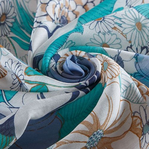 Тенсел 053-16554 белый принтованный