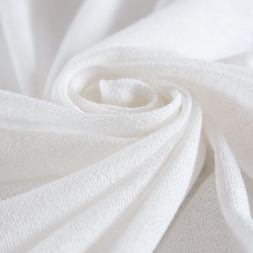 Трикотаж 056-16547 молочный однотонный