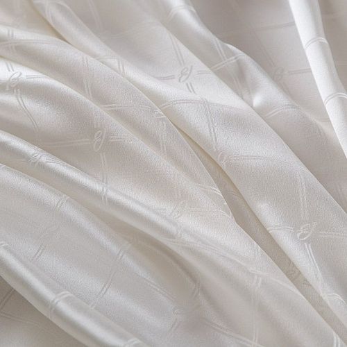 Шелк натуральный Blumarine 064-16388 жаккардовый сливочный