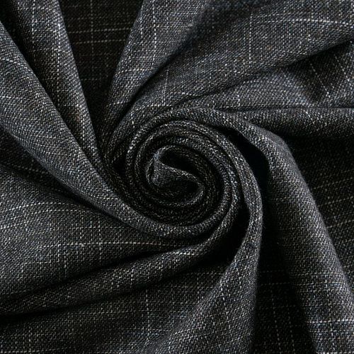 Ткань костюмная 025-11995 черный деним однотонный