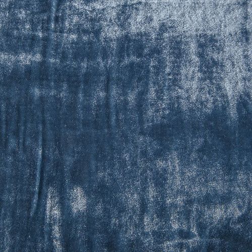 Бархат шелковый 002-17740 серо-голубой однотонный