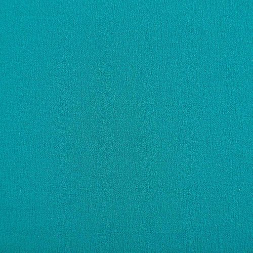 Креп-шифон натуральный 027-06274 бирюзово-зеленый однотонный
