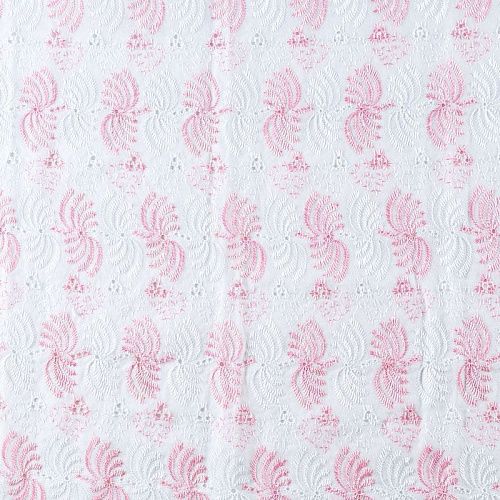 Шитье 067-08074 белый с вышивкой