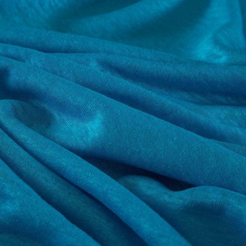 Трикотаж льняной 056-16705 лазурно-голубой